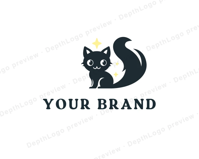 Cat Vet Animal logo template for Your Brand