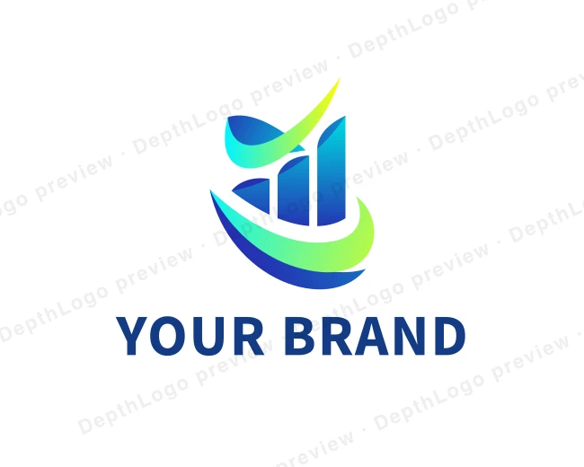 Check Graph Trading logo template for Your Brand