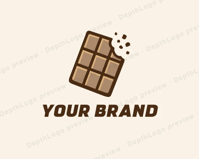 Chocolate Sweet Dessert logo template for Your Brand