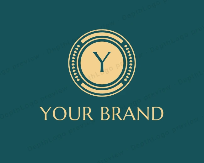 Circle Winery Bar Coin logo template for Your Brand