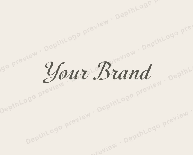 Classy Elegant Calligraphy logo template for Your Brand