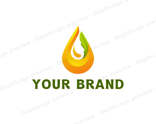 Clean Gas Oil logo template for Your Brand