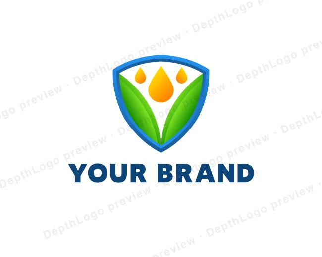 Clean Shield Gas logo template for Your Brand