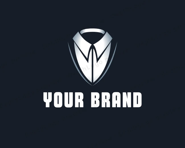 Clothing Collar Uniform logo template for Your Brand