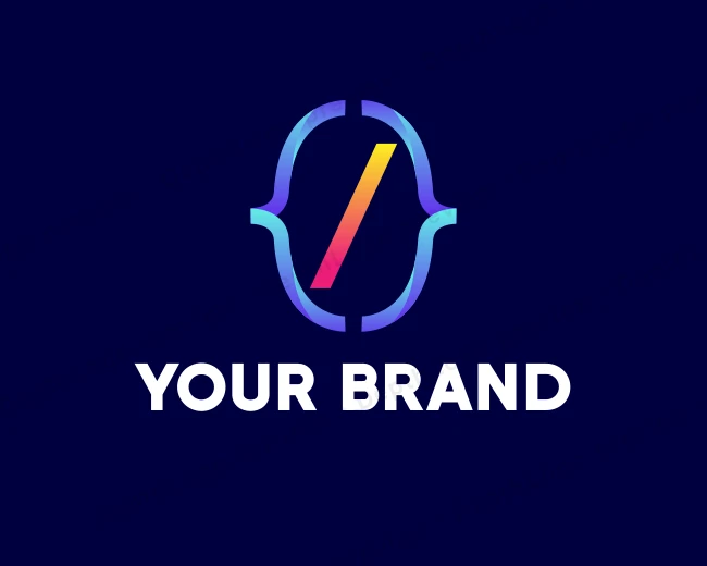 Coding Web Tech logo template for Your Brand