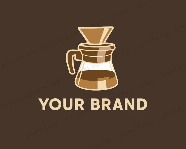 Coffee Maker Barista Brew logo template for Your Brand