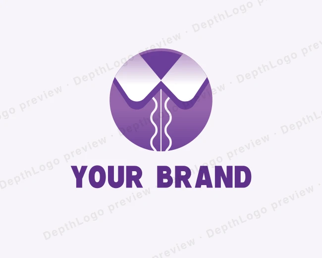 Collar Clothing Uniform logo template for Your Brand