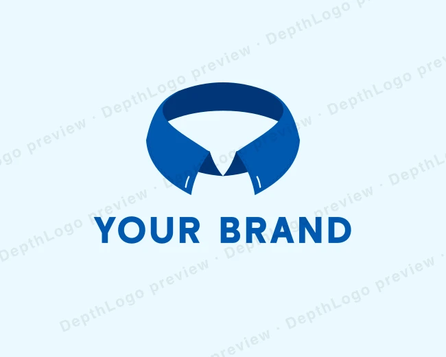 Collar Polo Apparel logo template for Your Brand