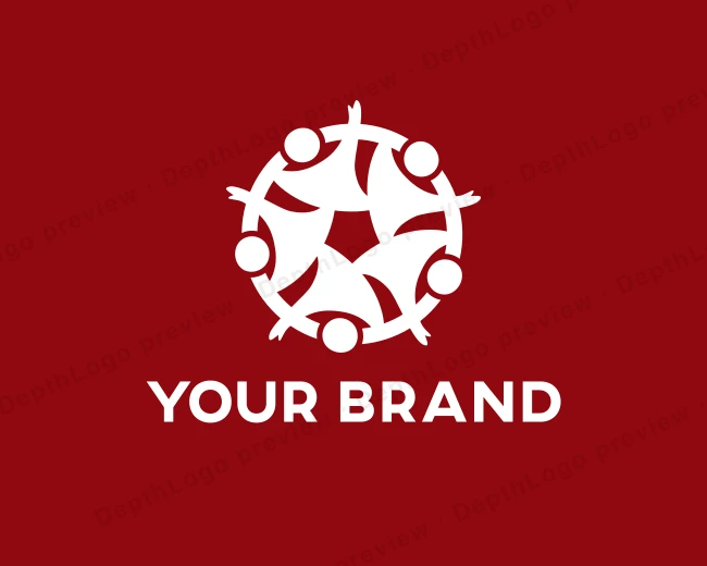 Community Group Foundation logo template for Your Brand