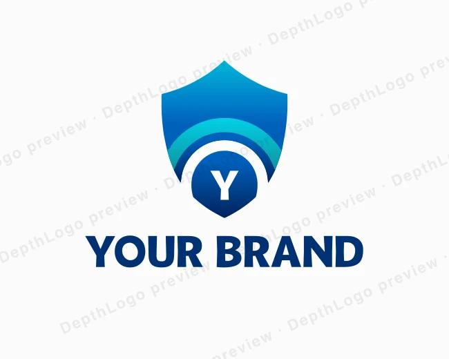 Company Protection Shield logo template for Your Brand