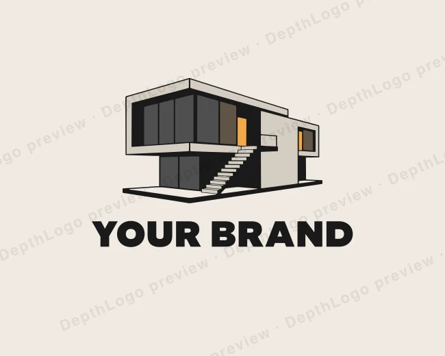 Contemporary House Realtor logo template for Your Brand