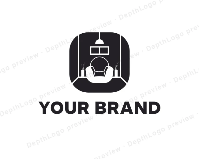 Couch Furniture Home Staging logo template for Your Brand