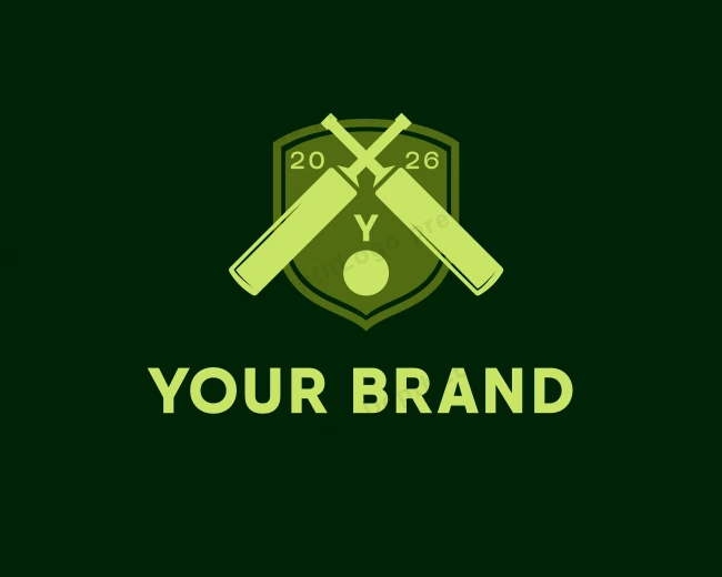 Cricket Varsity League logo template for Your Brand