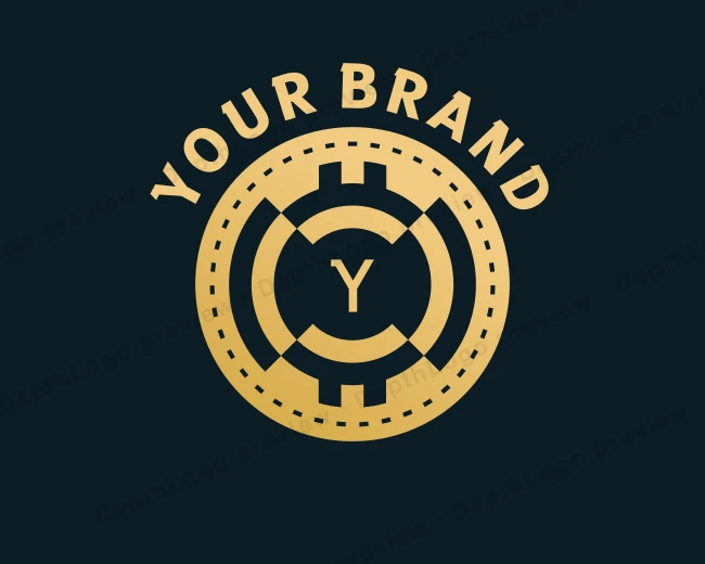 Crypto Credit Ewallet logo template for Your Brand