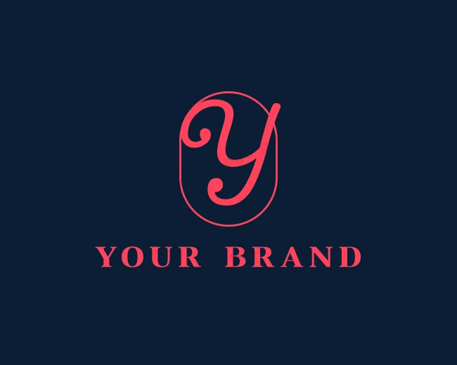 Cursive Brand Typography logo template for Your Brand