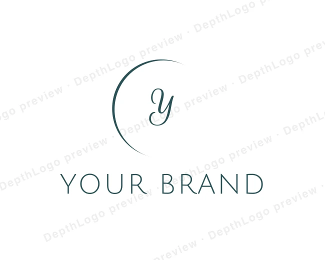 Cursive Fashion Brand logo template for Your Brand