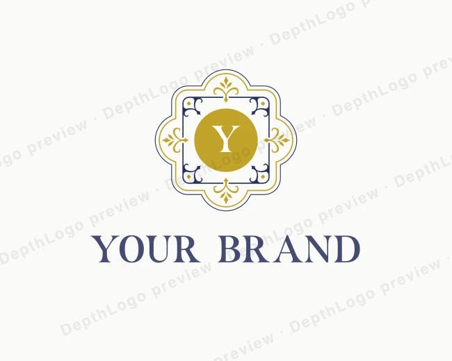 Decorative Mandala Boutique logo template for Your Brand