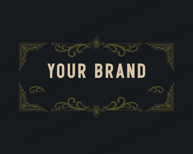 Decorative Ornament Brand logo template for Your Brand