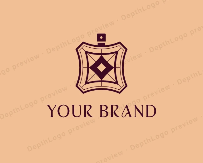 Deluxe Fragrance Perfume logo template for Your Brand