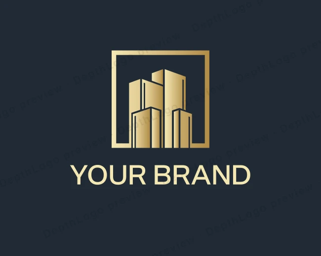 Deluxe Real Estate Residential logo template for Your Brand