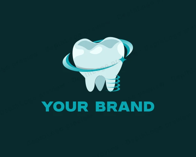 Dental Tooth Implant logo template for Your Brand
