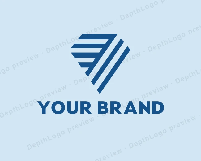 Diamond Jewelry Gem logo template for Your Brand