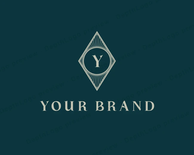 Diamond Luxury Brand logo template for Your Brand