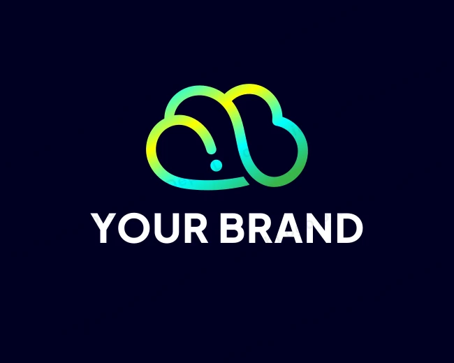 Digital Cloud Saas logo template for Your Brand