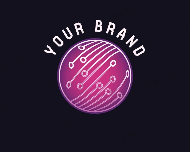 Digital Technology Software logo template for Your Brand