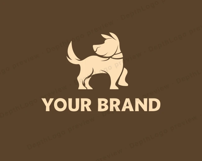 Dog Pet Veterinarian logo template for Your Brand