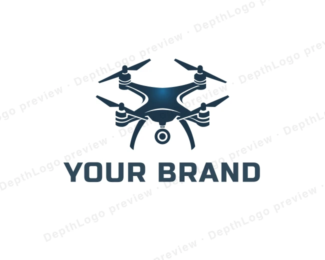 Drone Aerial Tech logo template for Your Brand