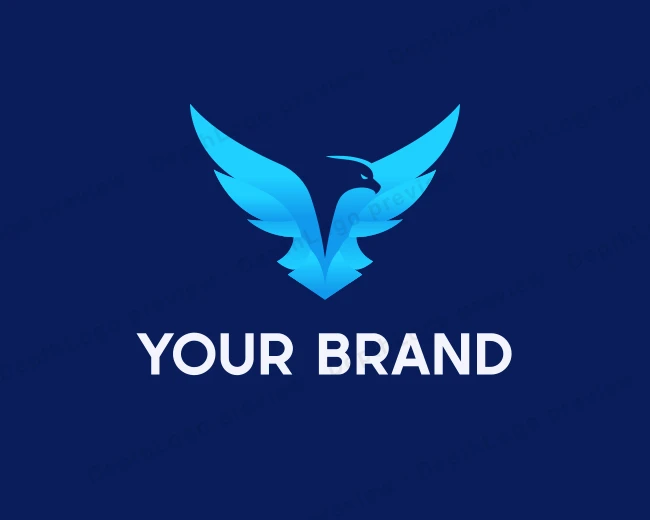 Eagle Bird Falcon logo template for Your Brand