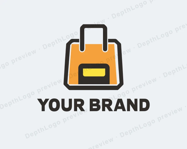 Ecommerce Bag Shopping logo template for Your Brand