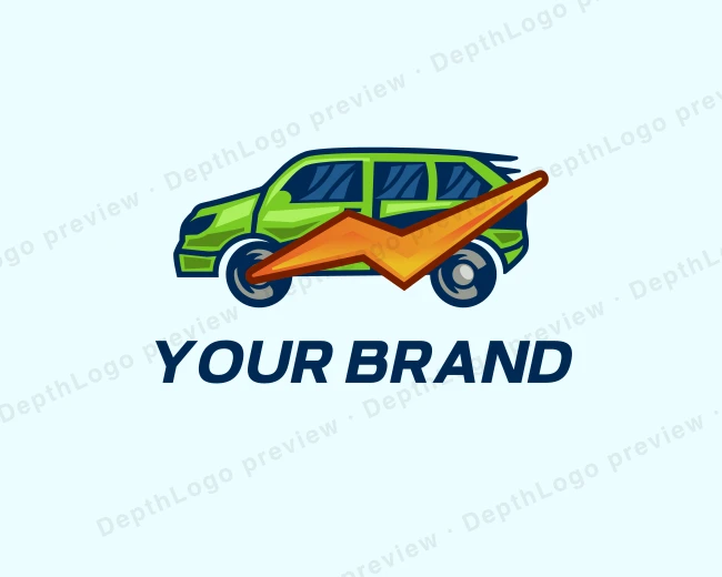 Electric Automotive Vehicle logo template for Your Brand