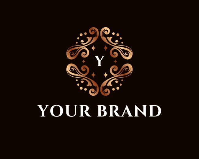 Elegant Filigree Event logo template for Your Brand