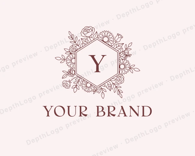 Elegant Florist Boutique logo template for Your Brand