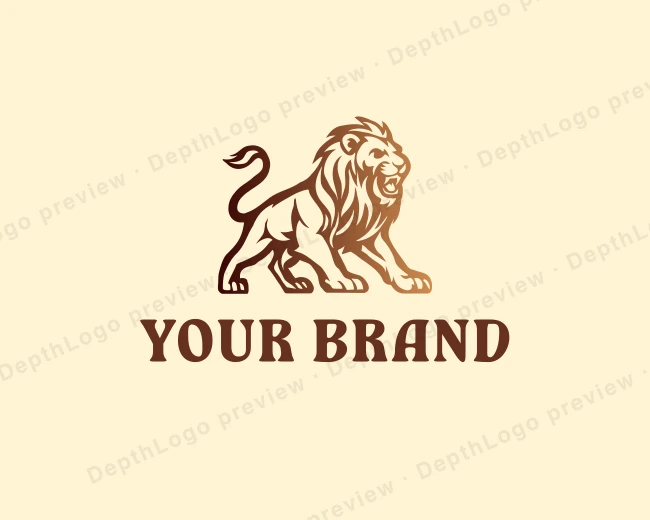 Elegant Majestic Lion logo template for Your Brand