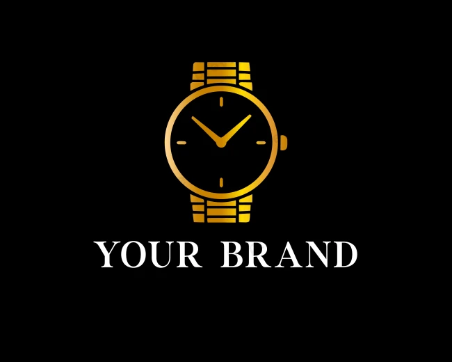 Elegant Premium Watch logo template for Your Brand