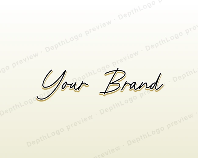 Elegant Signature Jewelry logo template for Your Brand