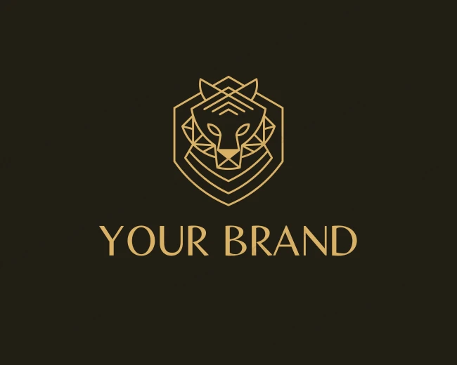 Elegant Tiger Crest logo template for Your Brand