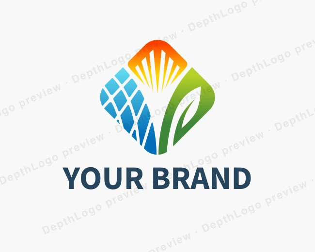 Energy Solar Power logo template for Your Brand