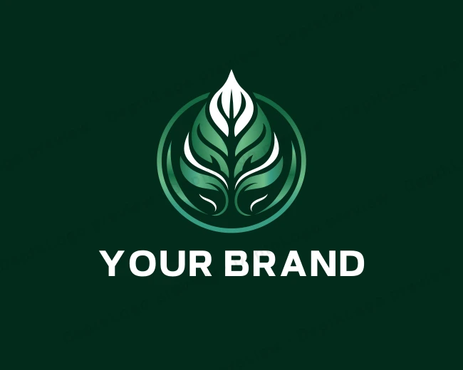 Environment Leaf Plant logo template for Your Brand