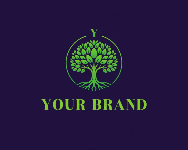 Environmental Tree Park logo template for Your Brand