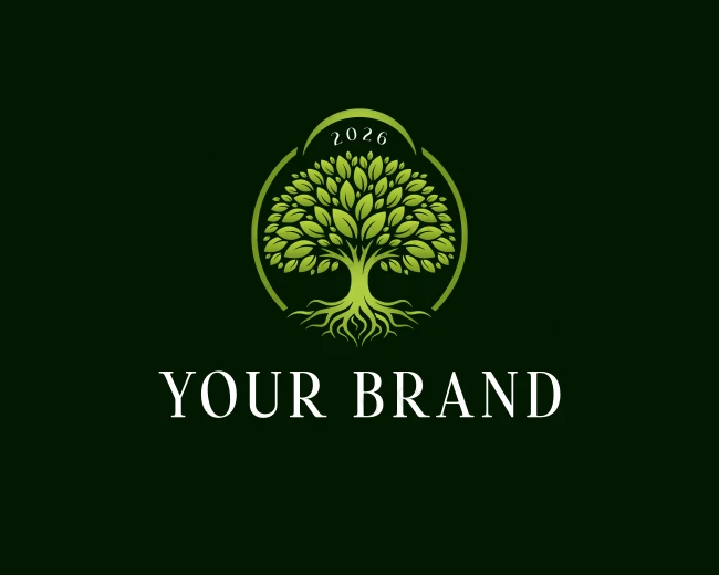 Environmental Tree Roots logo template for Your Brand