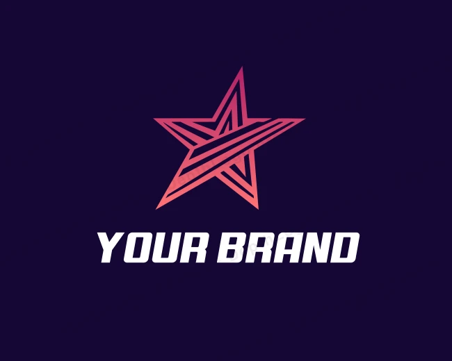 Excellence Star Shape logo template for Your Brand