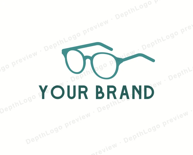 Eyeglasses Optical Vision logo template for Your Brand