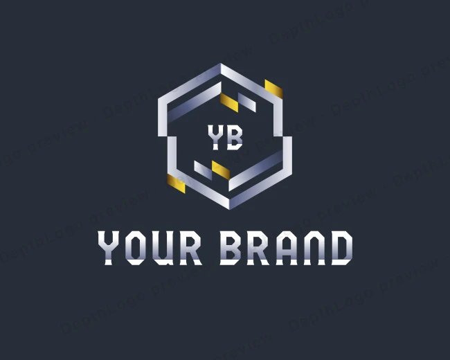 Fabrication Hexagon Geometric logo template for Your Brand