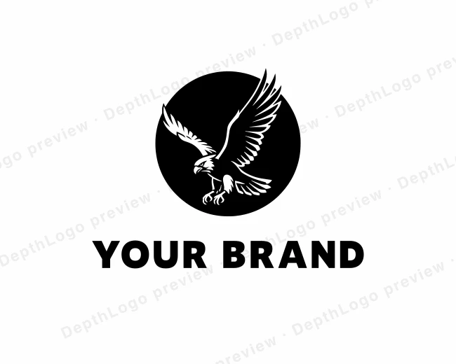 Falcon Bird Aviary logo template for Your Brand