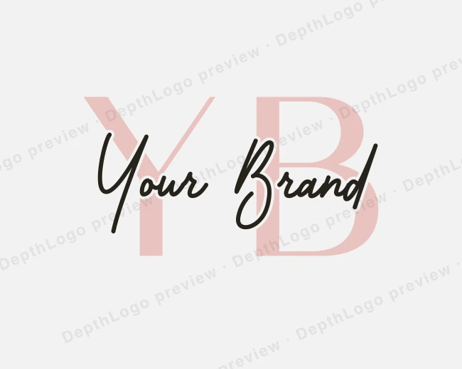 Feminine Signature Stylist logo template for Your Brand