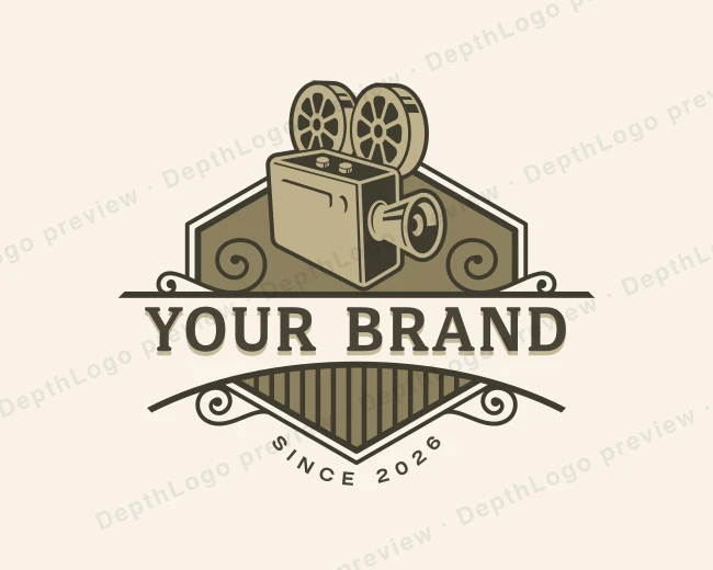 Film Videography Studio logo template for Your Brand